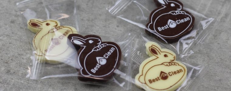 Małe czekoladki wielkanocne z logo, min. 500szt.